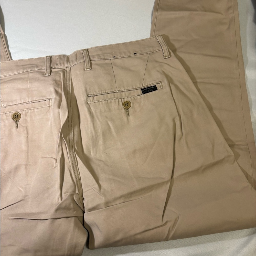 7 For All Mankind Men's Tan Chinos